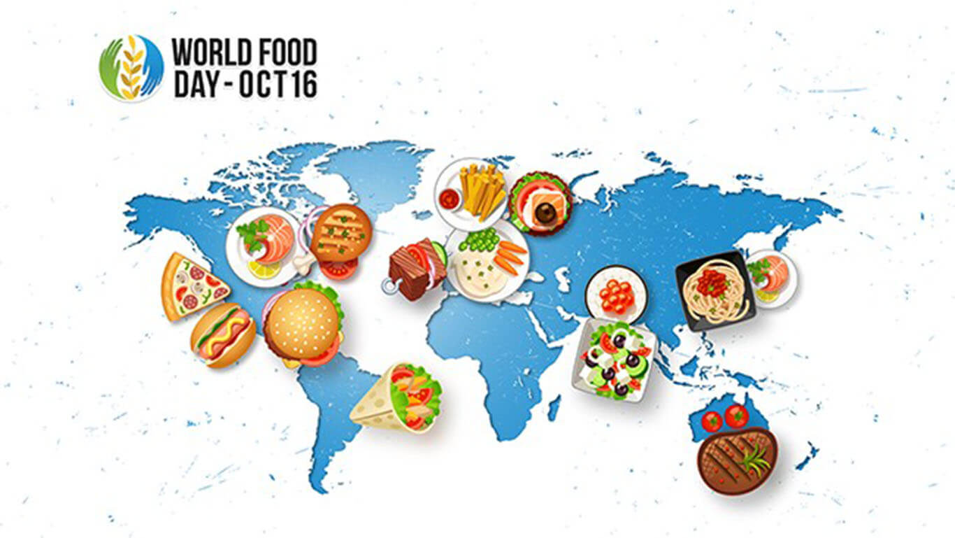 World Food Day October 16 Map Wallpaper