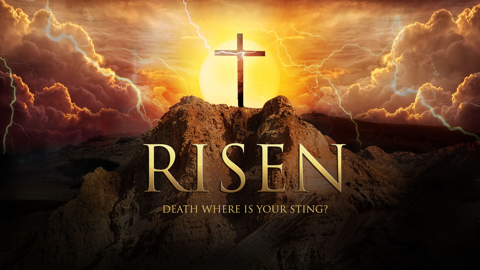 Happy Easter Jesus Resurrection Risen Hd Wallpaper Desktop Background